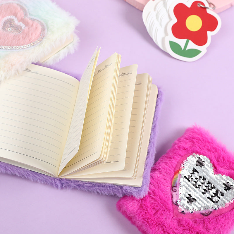 Notebook de felpa de unicornio al por mayor
